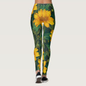 Blumenmuster leggings (Rückseite)