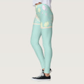 Blumenmuster Leggings (Links)