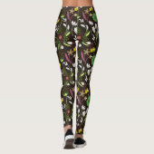 Blumenmuster Leggings (Rückseite)