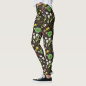 Blumenmuster Leggings (Links)