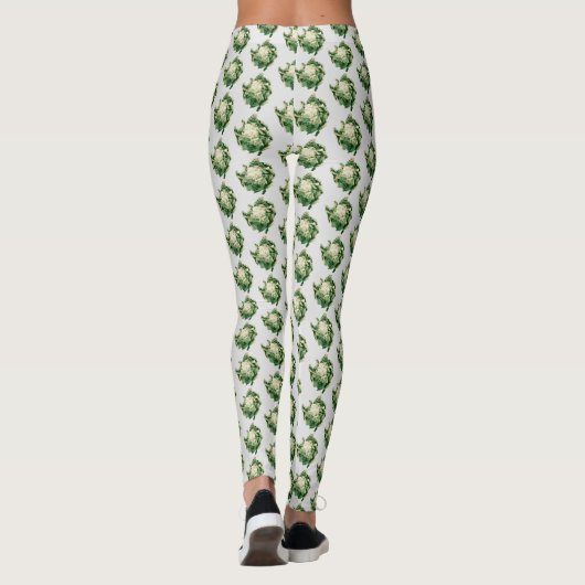 Blumenmuster Leggings (Rückseite)