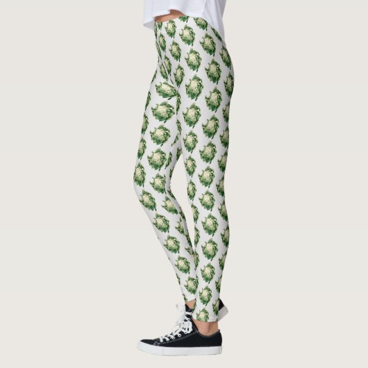 Blumenmuster Leggings (Links)