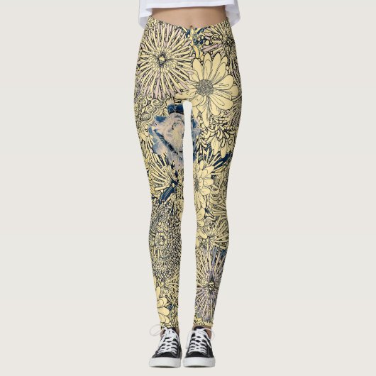 Blumenmuster leggings (Vorderseite)