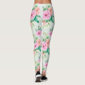 Blumenmuster Leggings (Rückseite)