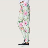 Blumenmuster Leggings (Links)