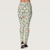 Blumenmuster Leggings (Rückseite)
