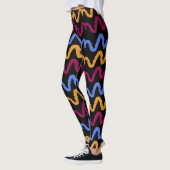 Blumenmuster Leggings (Links)