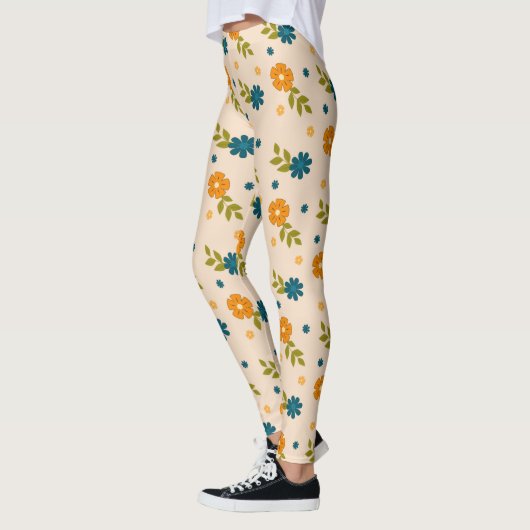 Blumenmuster Leggings (Links)