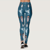 Blumenmuster Leggings (Rückseite)
