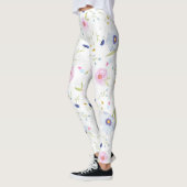 Blumenmuster-Leggings Leggings (Links)