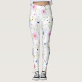 Blumenmuster-Leggings Leggings (Vorderseite)