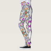 Blumenmuster-Leggings Leggings (Links)