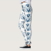 Blumenmuster-Leggings Leggings (Links)