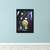 Blumenmuster Leinwanddruck (Insitu (Holzboden))