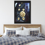 Blumenmuster Leinwanddruck (Insitu (Schlafzimmer))