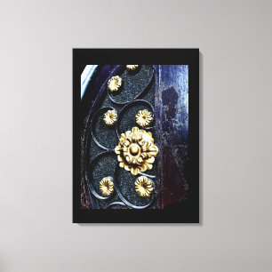 Blumenmuster Leinwanddruck