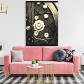 Blumenmuster Leinwanddruck (Insitu (Wohnzimmer))