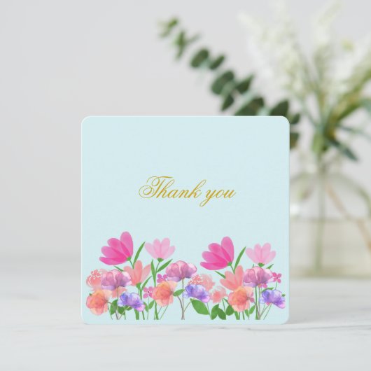 Blumenmuster-Lichtschalter Einladung (Stehend Vorderseite)