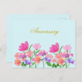 Blumenmuster-Lichtschalter Postkarte