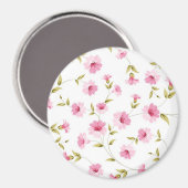 Blumenmuster Magnet (Vorderseite/Rückseite)