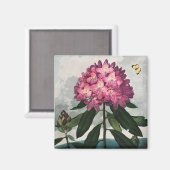 Blumenmuster Magnet (Vorderseite/Rückseite)