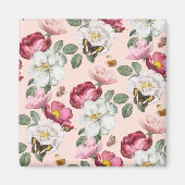 Blumenmuster Magnet (Vorne)