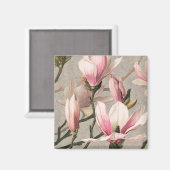 Blumenmuster Magnet (Vorderseite/Rückseite)