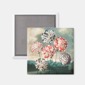 Blumenmuster Magnet (Vorderseite/Rückseite)
