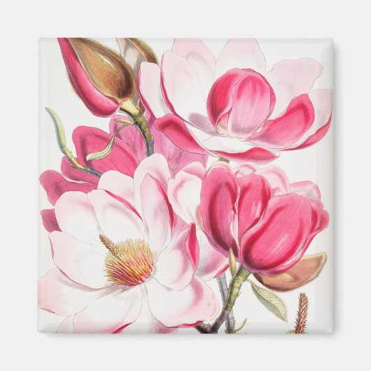 Blumenmuster Magnet (Vorne)