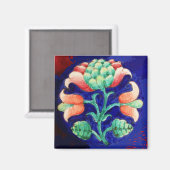 BLUMENMUSTER MAGNET (Vorderseite/Rückseite)
