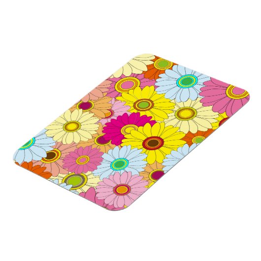 Blumenmuster Magnet (Linke Seite)