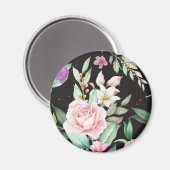 Blumenmuster Magnet (Vorderseite/Rückseite)