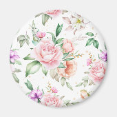 Blumenmuster Magnet (Vorne)