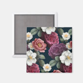 Blumenmuster-Magnet Magnet (Vorderseite/Rückseite)
