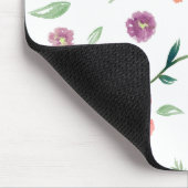 Blumenmuster-Maus-Pad - Kunstgeschenk für sie Mousepad (Ecke)