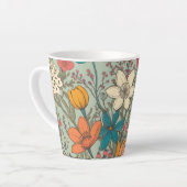 Blumenmuster Milchtasse (Linke Ecke)