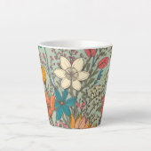 Blumenmuster Milchtasse (Vorderseite)