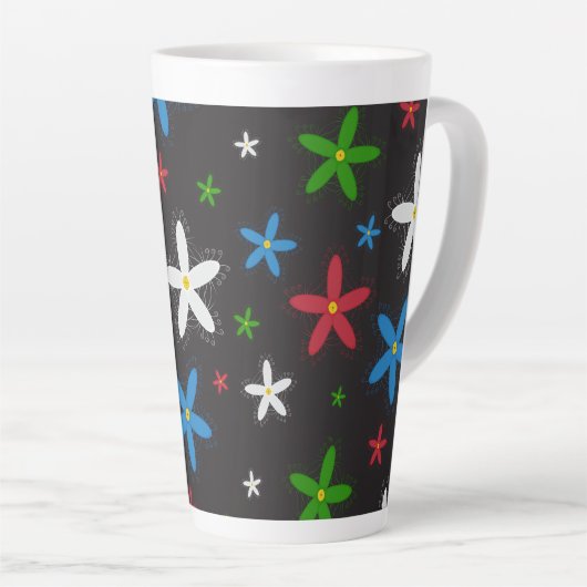 Blumenmuster Milchtasse (Rechte Ecke)