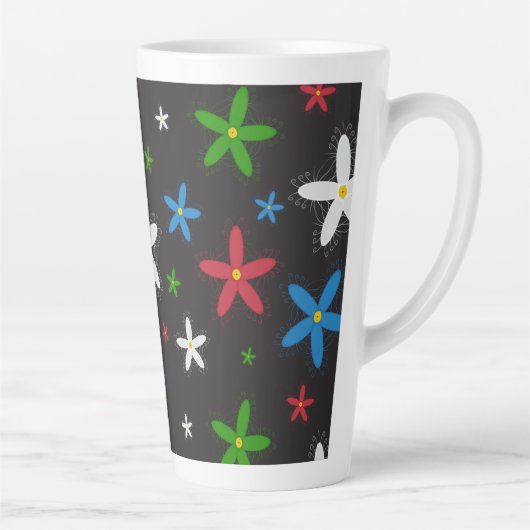 Blumenmuster Milchtasse (Rechts)