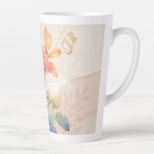 Blumenmuster Milchtasse (Rechts)