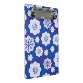 Blumenmuster Mini Klemmbrett (Schrägansicht)