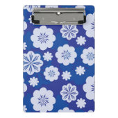 Blumenmuster Mini Klemmbrett (Vorderseite)