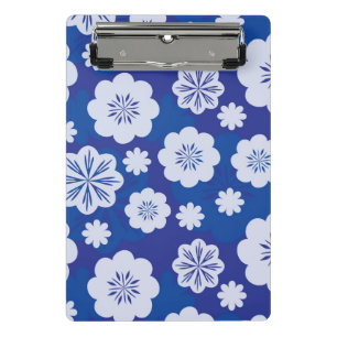 Blumenmuster Mini Klemmbrett