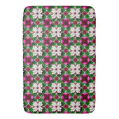 Blumenmuster mit bunten Blume Badematte (Vorderseite Vertikal)