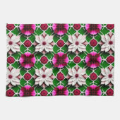 Blumenmuster mit bunten Blume Geschirrtuch (Horizontal)