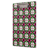 Blumenmuster mit bunten Blume Klemmbrett (Links)