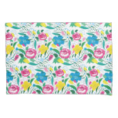 Blumenmuster mit bunten Bouquets. Kissenbezug (Vorderseite)