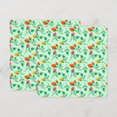Blumenmuster mit farbigen Blume der Rose (Vorne/Hinten)