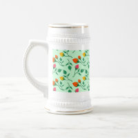 Blumenmuster mit farbigen Blume der Rose