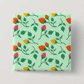 Blumenmuster mit farbigen Blume der Rose Button (Vorderseite)
